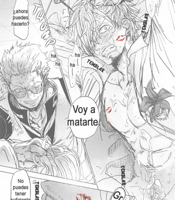 [MONOGUSA (Okada)] Tatoeba, Omae ga Saki ni Shindara – One Piece dj [Spanish] – Gay Manga sex 18