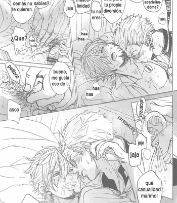 [MONOGUSA (Okada)] Tatoeba, Omae ga Saki ni Shindara – One Piece dj [Spanish] – Gay Manga sex 31