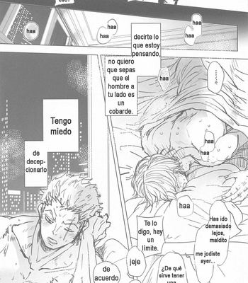 [MONOGUSA (Okada)] Tatoeba, Omae ga Saki ni Shindara – One Piece dj [Spanish] – Gay Manga sex 35