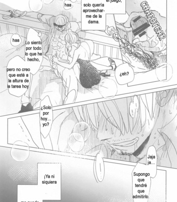 [MONOGUSA (Okada)] Tatoeba, Omae ga Saki ni Shindara – One Piece dj [Spanish] – Gay Manga sex 47