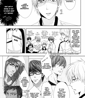 [Tokiwazone (NASEBA Naru)] Kuroko no Basuke dj – Kiseki no Holiday [Eng] – Gay Manga sex 27