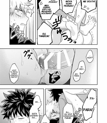 [unomaru] Boku no Hero Academia dj – Boku to Kacchan no Himitsu no ××× [PT-BR] – Gay Manga sex 13