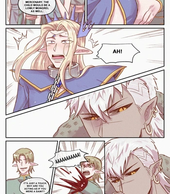 [RBrichang]【DARK STORY】THE MERCENARY AND THE ELF KING [Eng] – Gay Manga sex 15