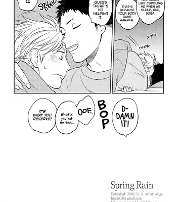 [ohige] Spring Rain – Haikyuu!! dj [Eng] – Gay Manga sex 33