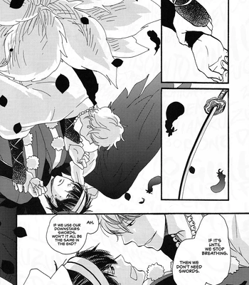 [Asakusa Totomoe Giken (Aono)] Hayarimono ni Makaretemita – Gintama dj [Eng] – Gay Manga sex 12