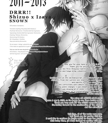 [SNOWN] Tavern Secret Sex – Durarara!! dj [Eng] – Gay Manga sex 57