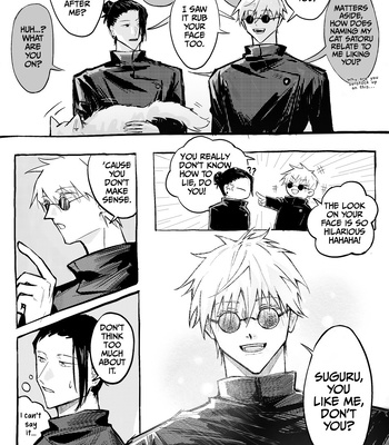 [Y] A Cat, A Kiss, and A Trap – Jujutsu Kaisen dj [Eng] – Gay Manga sex 4