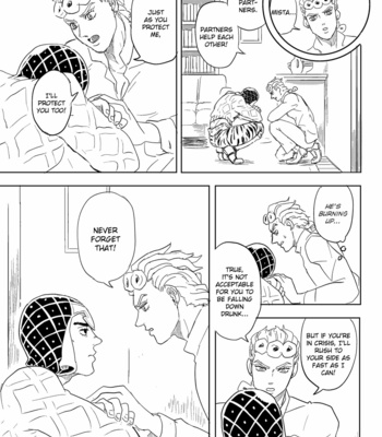 [Misin to Koumorigasa / Beroa] After The Overthrow, Morning Comes – JoJo dj [Eng] – Gay Manga sex 18