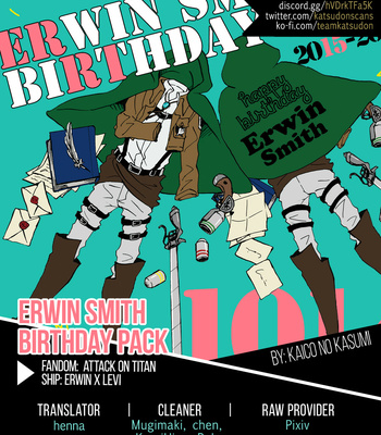 [Kaico no Kasumi] Erwin Smith Birthday Pack – Attack on Titan dj [Eng] – Gay Manga sex 22