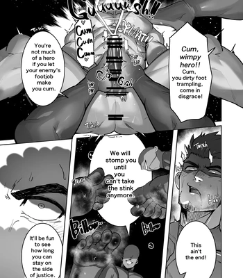 [Takao no Gami (Toiro)] Gay superhero defeated by battlemen’s stinky feet [Eng] – Gay Manga sex 3