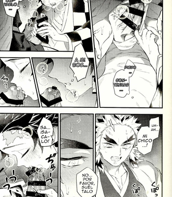 [Anohi (C)] Rengoku-san Ore no Mendou Mite Kudasai! – Kimetsu No Yaiba [Spanish] – Gay Manga sex 12