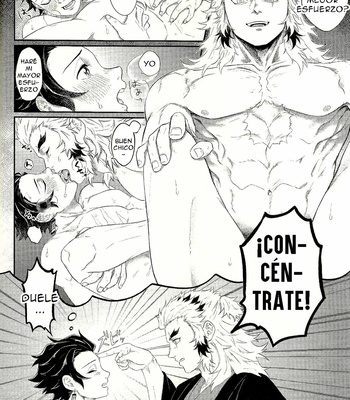 [Anohi (C)] Rengoku-san Ore no Mendou Mite Kudasai! – Kimetsu No Yaiba [Spanish] – Gay Manga sex 35
