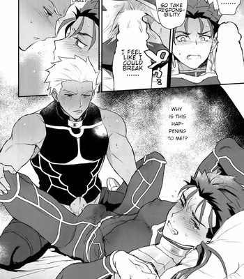 [Yami no Naka] α no Lancer ga Muriyari-tsu Ω ni sa Rete Hidoi me ni au Hanashi – Fate/ Grand Order dj [ENG] – Gay Manga sex 22
