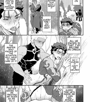 [Yami no Naka] α no Lancer ga Muriyari-tsu Ω ni sa Rete Hidoi me ni au Hanashi – Fate/ Grand Order dj [ENG] – Gay Manga sex 27