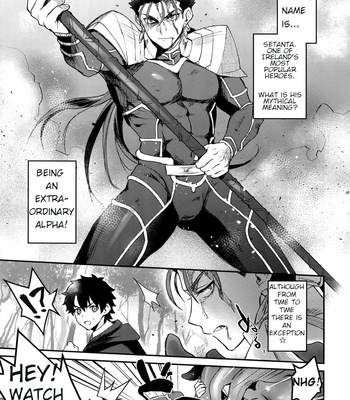 [Yami no Naka] α no Lancer ga Muriyari-tsu Ω ni sa Rete Hidoi me ni au Hanashi – Fate/ Grand Order dj [ENG] – Gay Manga sex 3