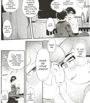 [Momoiro-netsuduki (Kisaki Nana)] THE LIGHT SHINES IN THE DARKNESS – Osomatsu-San dj [Eng] – Gay Manga sex 34