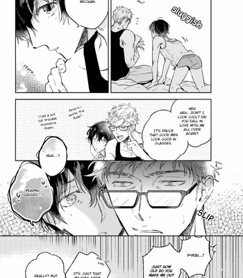[MIYAKO Mimeko] Yuru Fuwa Kouhai-kun wa, Tamani Gouin [Eng] – Gay Manga sex 104