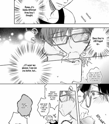 [MIYAKO Mimeko] Yuru Fuwa Kouhai-kun wa, Tamani Gouin [Eng] – Gay Manga sex 111