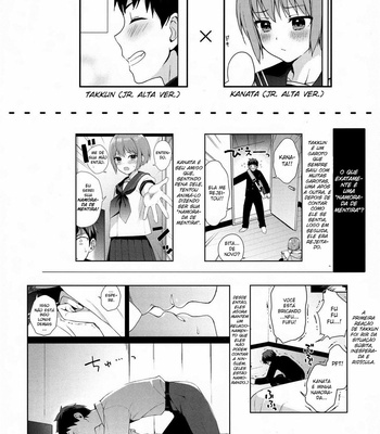 [candy paddle (NemuNemu)] Kanojo Gokko epi.0 -Hajimete no Ecchi [Portuguese] – Gay Manga sex 3