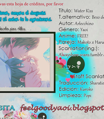 [Arlecchino (mitsuya)] Water Kiss – Free! dj [Español] – Gay Manga sex 36