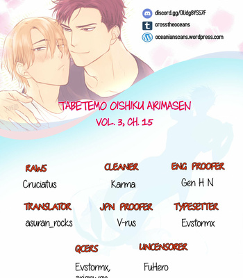 [YAMADA Nichoume] Tabetemo Oishikuarimasen (update c.15) [Eng] – Gay Manga sex 495