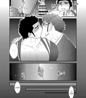[Sorairo Panda (Yamome)] De repente me quedé atrapado en el ascensor con el hombre de repartos de pechos grandes [Español] – Gay Manga sex 26