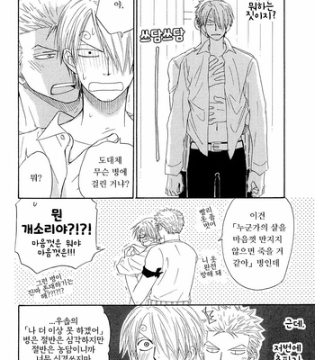 [139 (Natsume Isaku)] The Illness Starts from the Heart – One Piece dj [kr] – Gay Manga sex 3