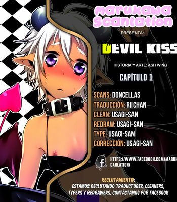 [Makuro (Ash Wing)] Devil Kiss [Spanish] – Gay Manga thumbnail 001