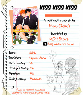 [Maru (Raku)] Kiss Kiss Kiss – Haikyuu!! dj [Eng] – Gay Manga sex 31