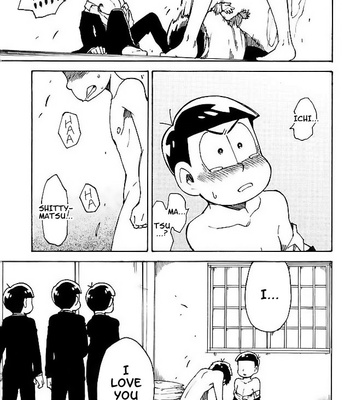 [MOMONCHU/ Kicchomu Ageo] Arishi hi no kimi he – Osomatsu-san dj [Eng] – Gay Manga sex 38