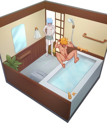 Camohouse – Boruto Shower Room Newset – Gay Manga thumbnail 001