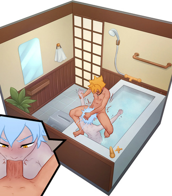 Camohouse – Boruto Shower Room Newset – Gay Manga sex 8