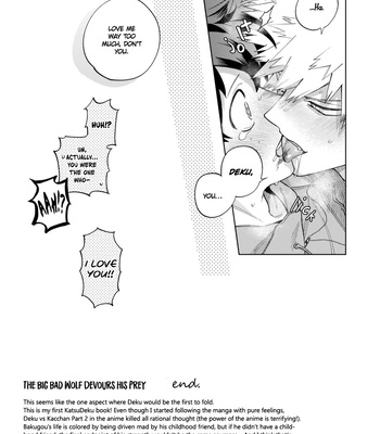 [m.Q] The Big Bad Wolf Devours His Prey – My Hero Academia dj [Eng] – Gay Manga sex 28