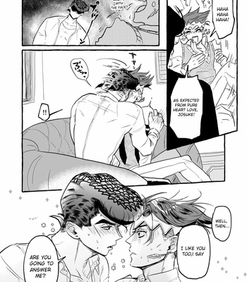 [いくのののすけ] Banquet is a excellence, and love is a shower – Jojo’s Bizzare Adventure dj [Eng] – Gay Manga sex 7