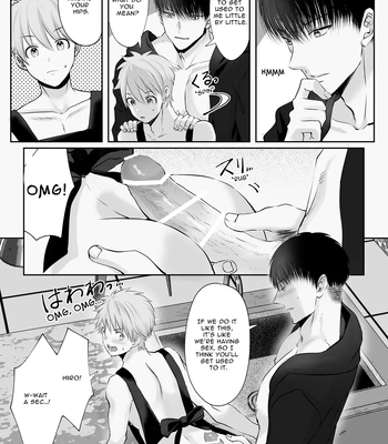 [merrow (Me)] Shinchousa 40cm, Iroiro Ooki na Basuke Senshu ga Horeraremasita | 40cm height difference, I fell in love with various big basketball players. [Eng] – Gay Manga sex 27