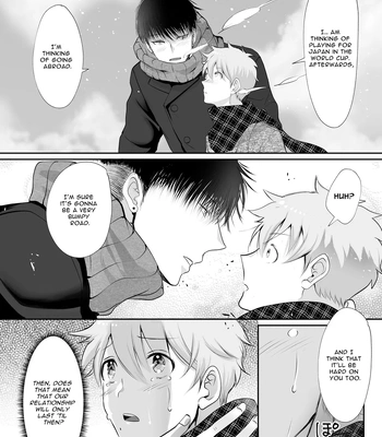 [merrow (Me)] Shinchousa 40cm, Iroiro Ooki na Basuke Senshu ga Horeraremasita | 40cm height difference, I fell in love with various big basketball players. [Eng] – Gay Manga sex 55