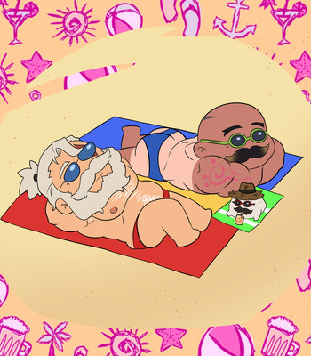 [Ducka] Pool Party Boys 2 – Braum X Reinhardt [Eng] – Gay Manga thumbnail 001