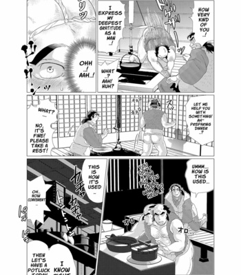 [Ochaocha Honpo (Chabashira Tatsukichi)] Tsuru Otto no Ongaeshi [Eng] – Gay Manga sex 9