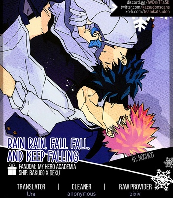 [nochiko] Rain Rain, Fall Fall and Keep Falling – My Hero Academia dj [Eng] – Gay Manga sex 34