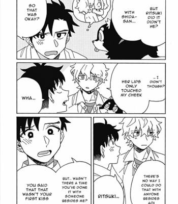 [Fujitobi] Galge no Sekai de Shinyuu ♂ ga Ore o Sukida to Iidashite!? [Eng] – Gay Manga sex 166