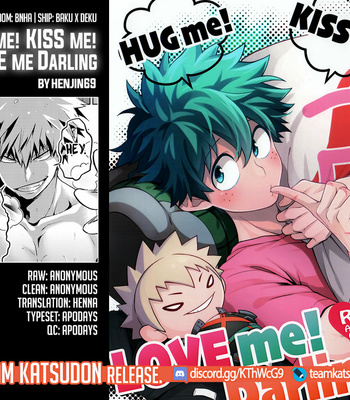 [henjen69] HUG me! KISS me! LOVE me! Darling – My Hero Academia dj [Indonesia] – Gay Manga sex 40
