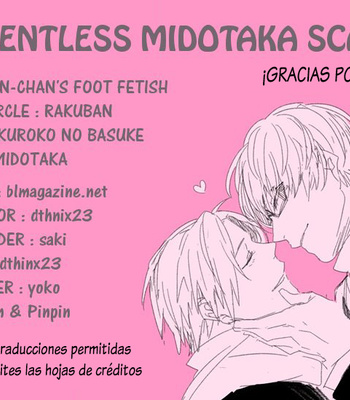 [Rakuban] Shin-chan’s Foot Fetish – DJ Kuroko no Basket [Español] – Gay Manga sex 42