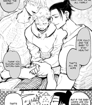 [Miya] The Strongest Sandwich and Their Babies – Jujutsu Kaisen dj [Eng] – Gay Manga sex 5