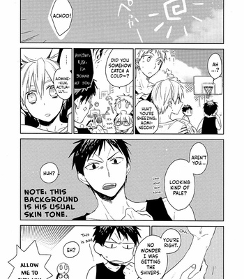 [TAM (Tamiya Komo)] Kuroko no Basket dj – Shochuu Omimai Moushiagemasu [ENG] – Gay Manga sex 3