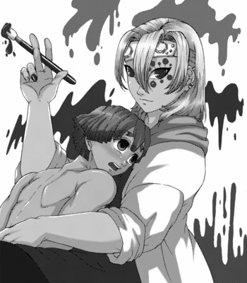[Raidne] Body Paint – Kimetsu no yaiba dj [Eng] – Gay Manga sex 2