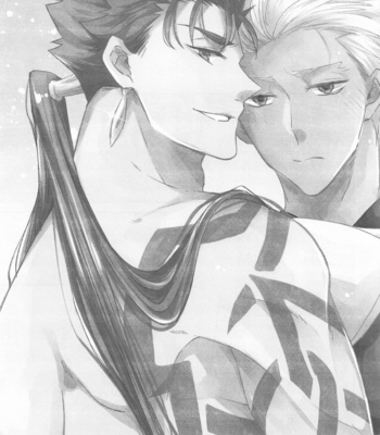 [HoneyTrap (Hiramaki)] Hatsujou Omega wa Unmei ni Aragaenai – Fate/ Grand Order dj [JP] – Gay Manga sex 8