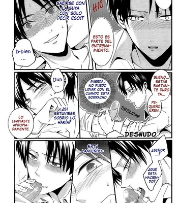 [UNAP!] ¡Usted está muy ebrio, capitan! – Attack on Titan dj [Esp] – Gay Manga sex 5