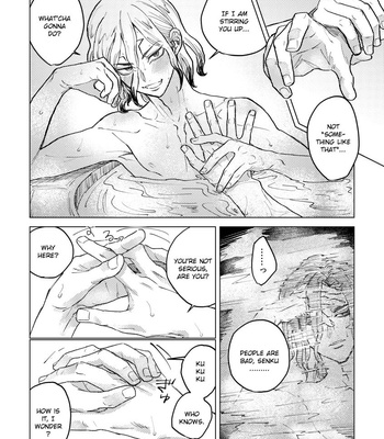 [Metoc] Tipsy act in hot spring – Dr. Stone dj [Eng] – Gay Manga sex 9