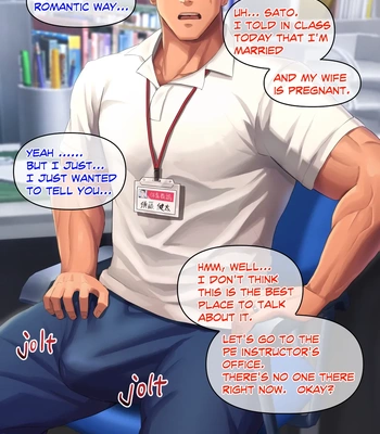 Animation: When I confessed my feelings to my newlywed teacher, he took me to the instructor’s room and…  by izukonohito – Gay Manga sex 10