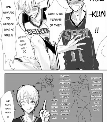 [Hankashi] University Students KuroKi – Kuroko no Basket dj [Eng] – Gay Manga sex 6